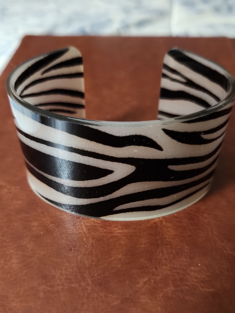 NWT zebra print cuff bracelet